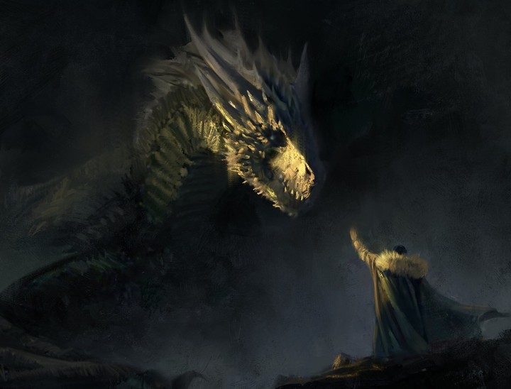 Jon and Rhaegal