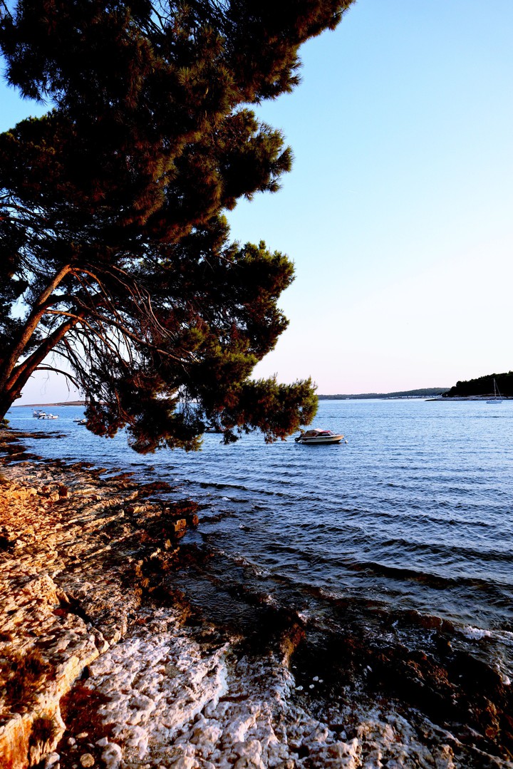 закат на море