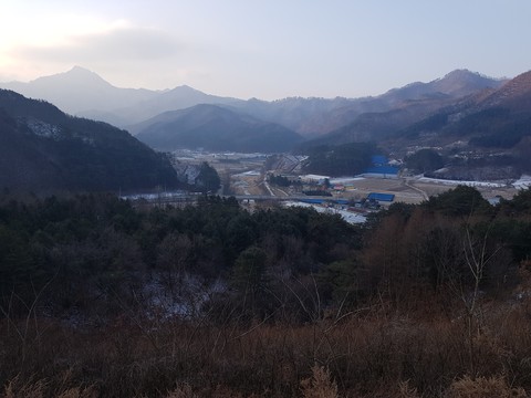 An mountainous country village.