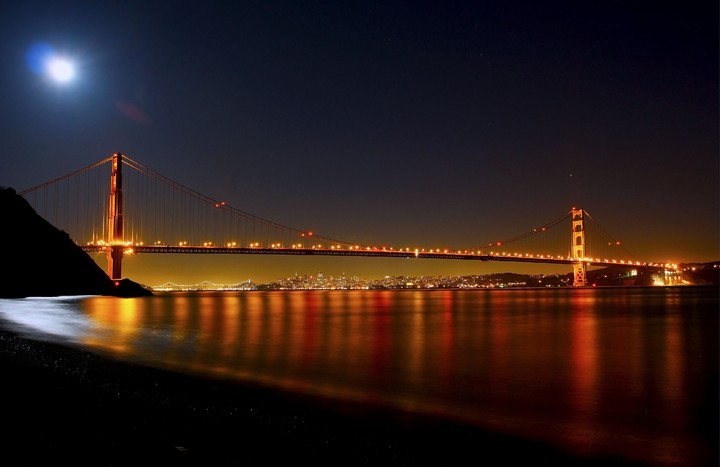 Moon Over San Francisco