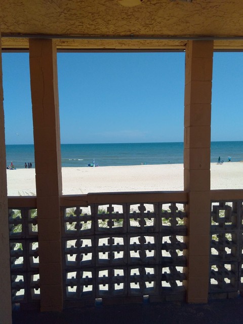 looking out