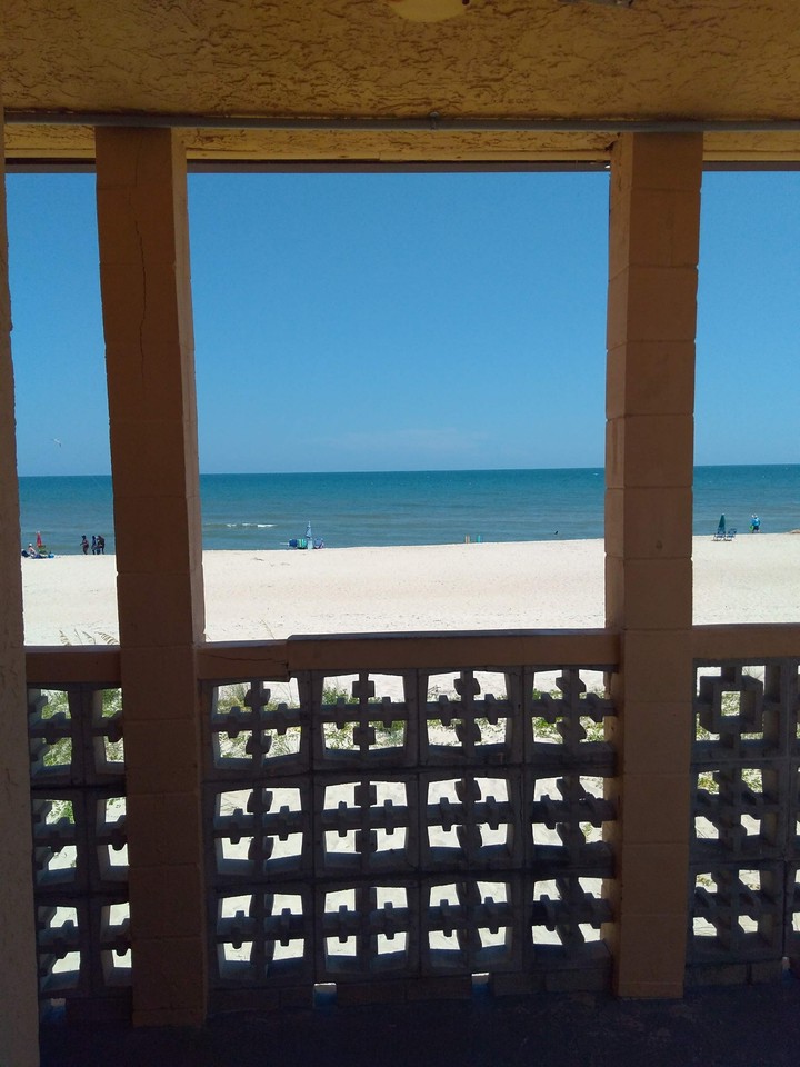 looking out