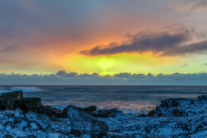 sunset Iceland