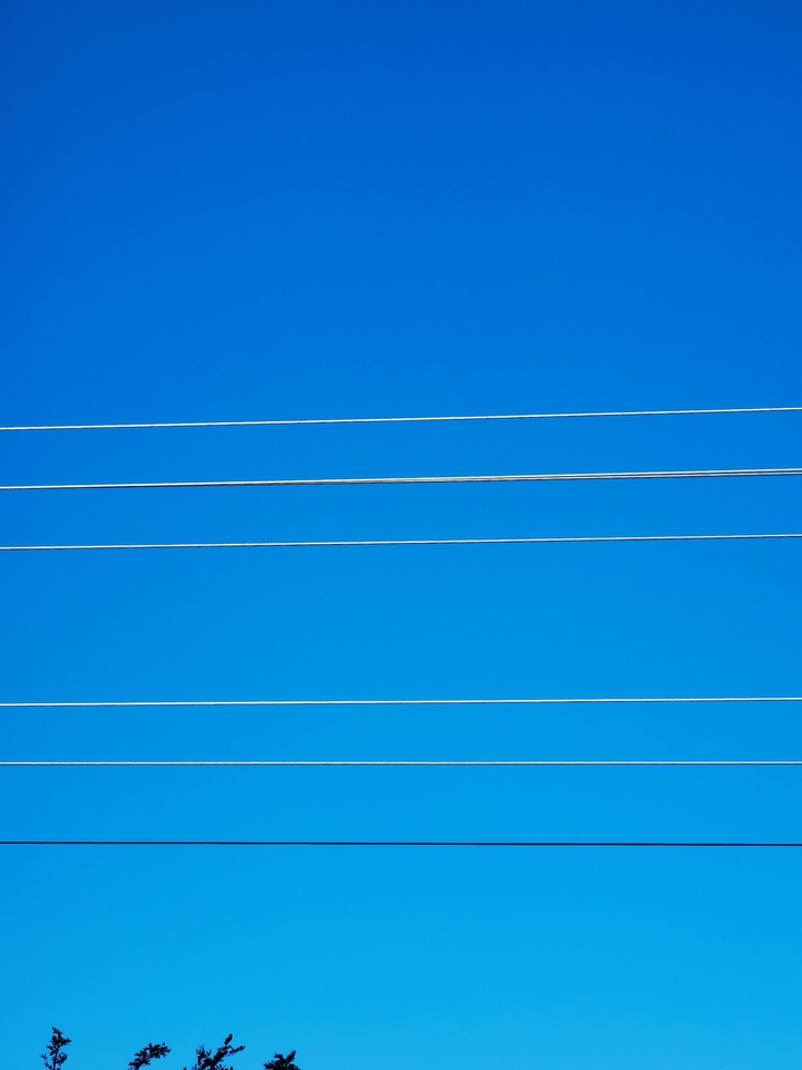 Just blue sky