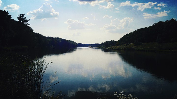 Summer lake, Semyonovka.