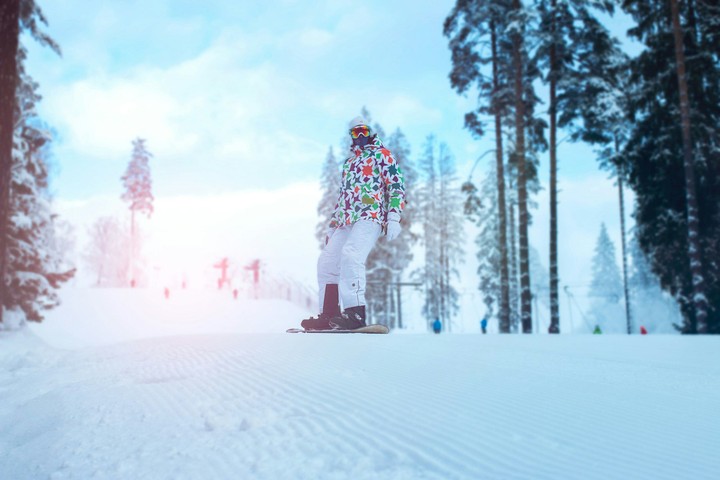 snowboarding