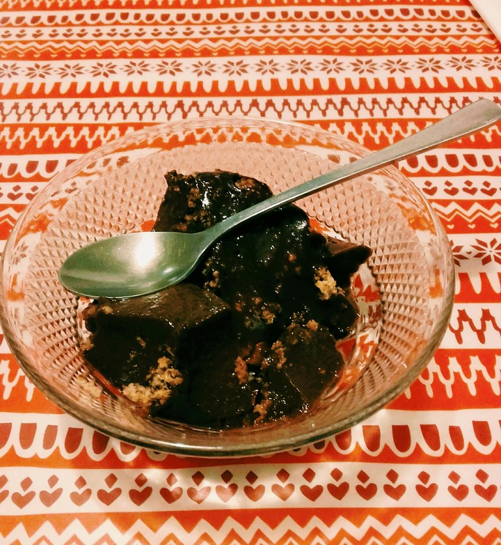 budino al cioccolato con amaretti