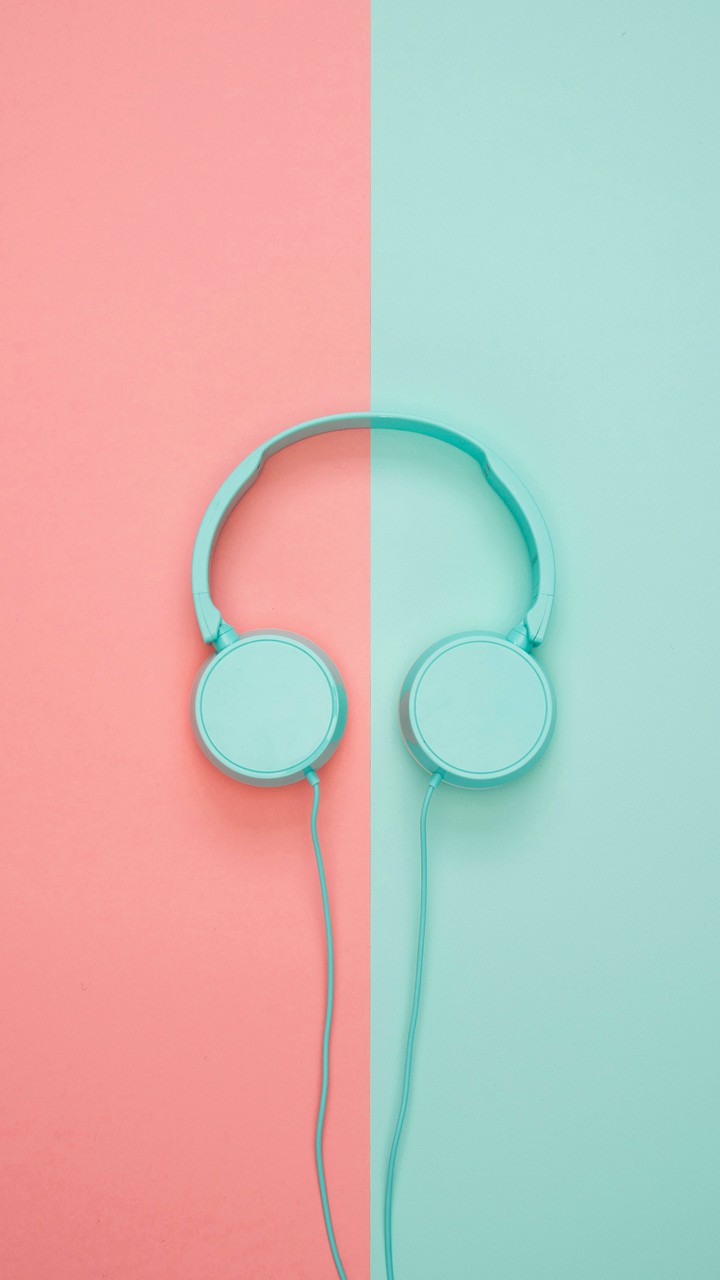 headphone with different background