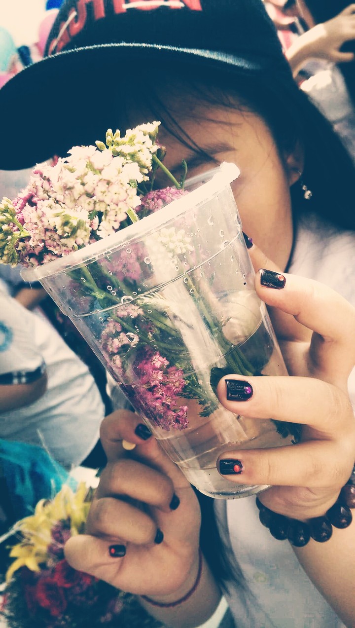 flower and me