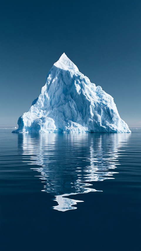 sea, iceberg壁纸
