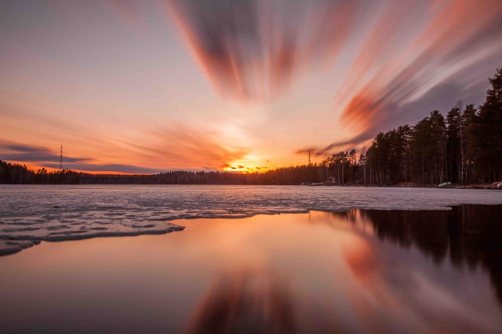 coucher de soleil