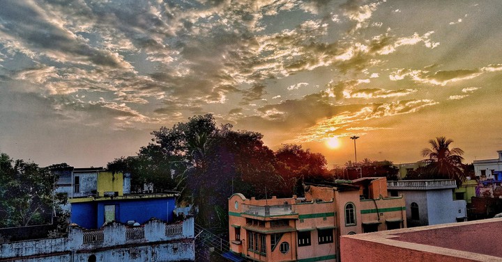 sun set