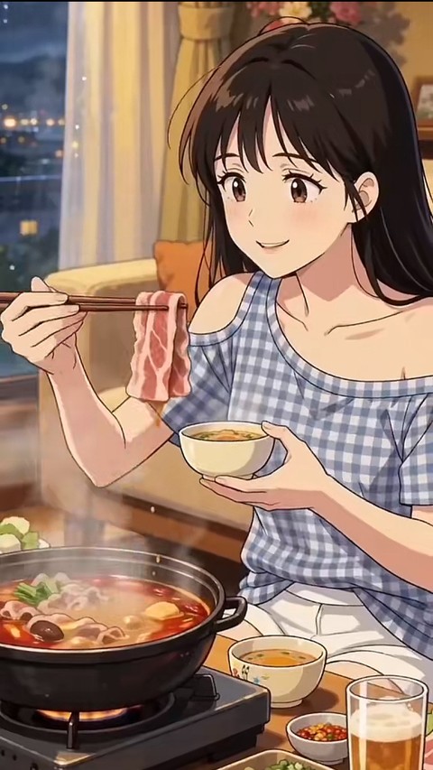 обои anime, food