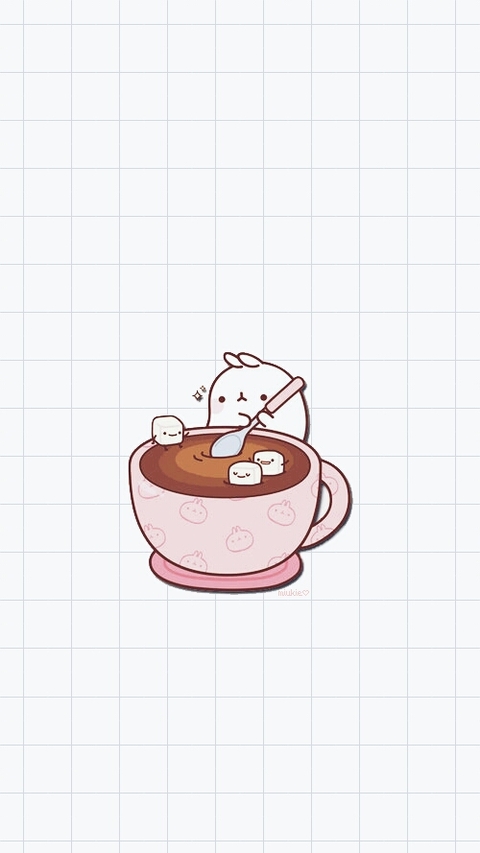 rabit with marshmallow