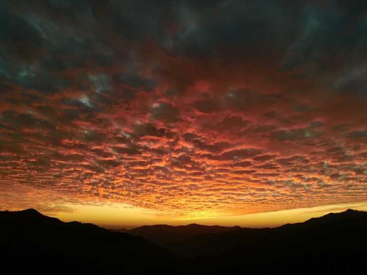 mountain sunset