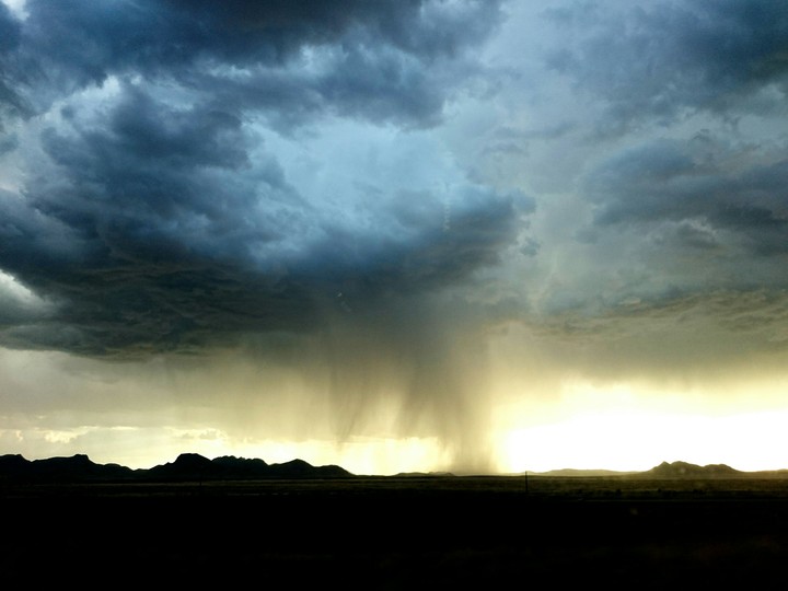 Distant storm