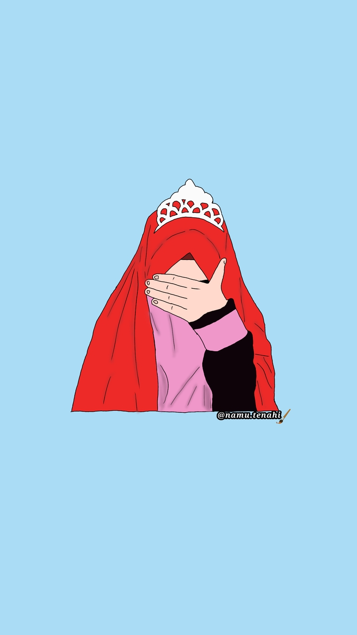 hijab drawing