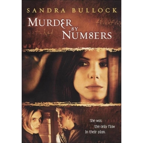murder by numbers Sandra bullock DVD