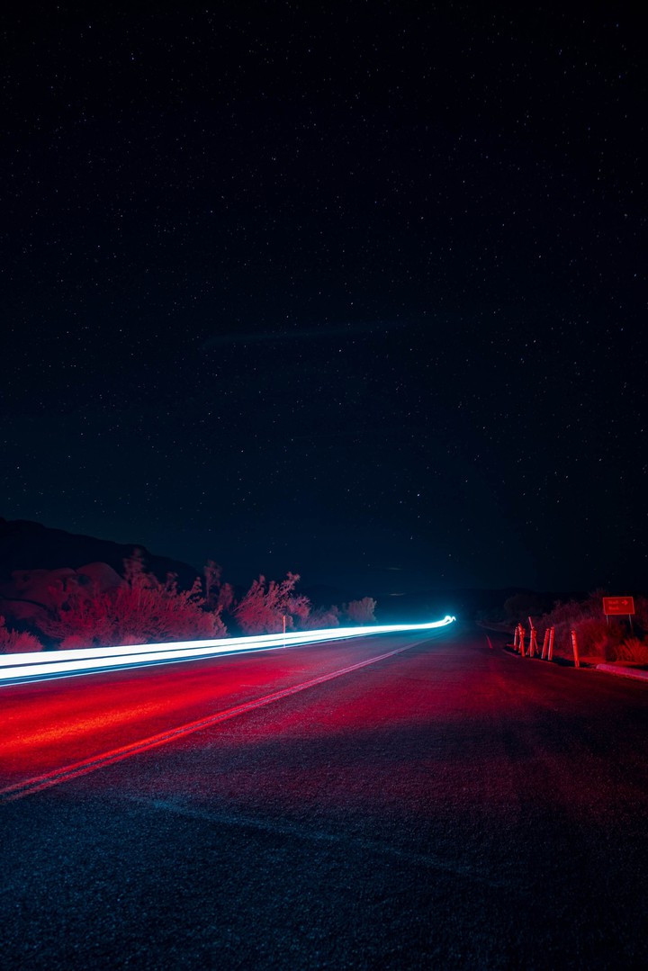 #Night Road Long Exposure