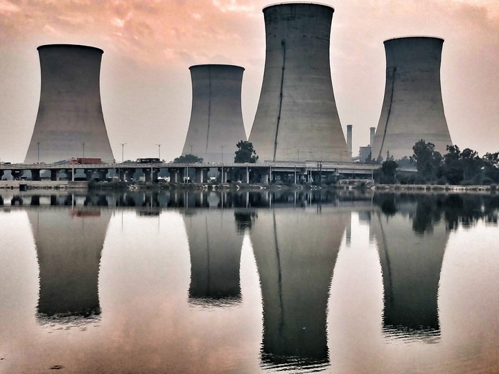 thermal power plant in a city