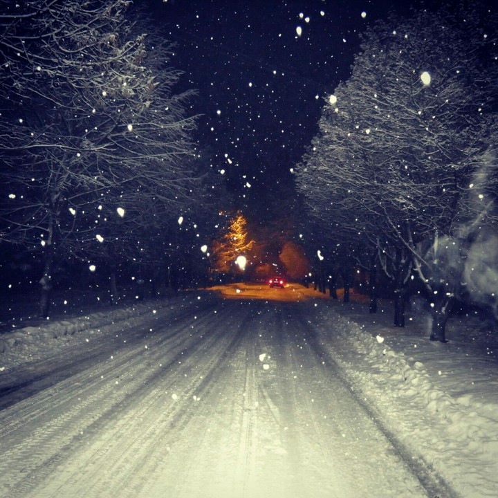 chemin de neige