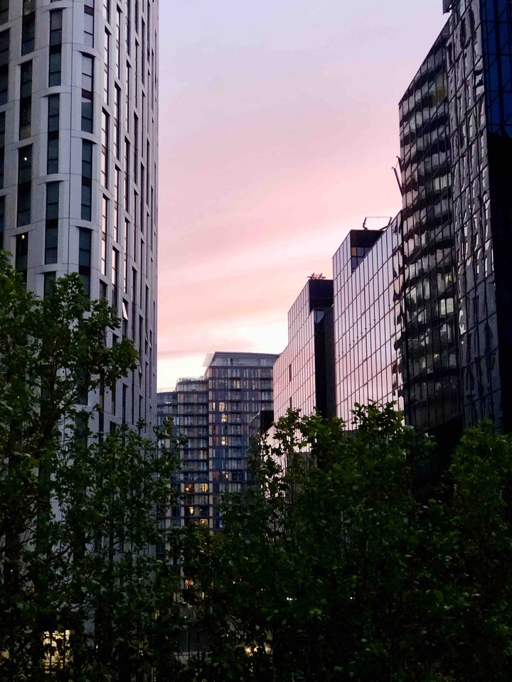 pink sky