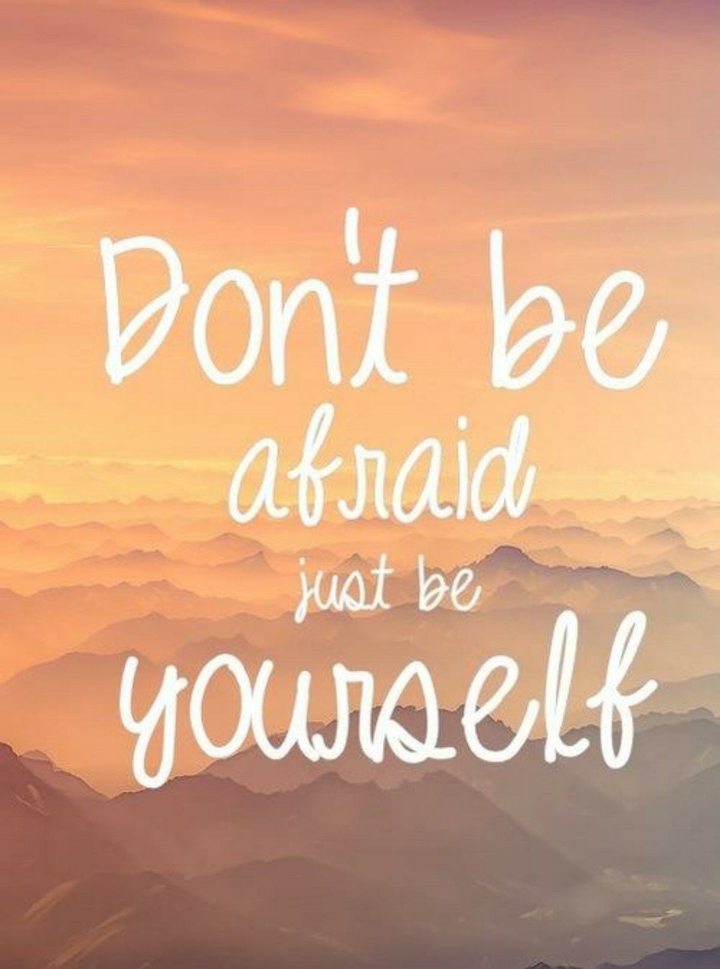 be yourself
