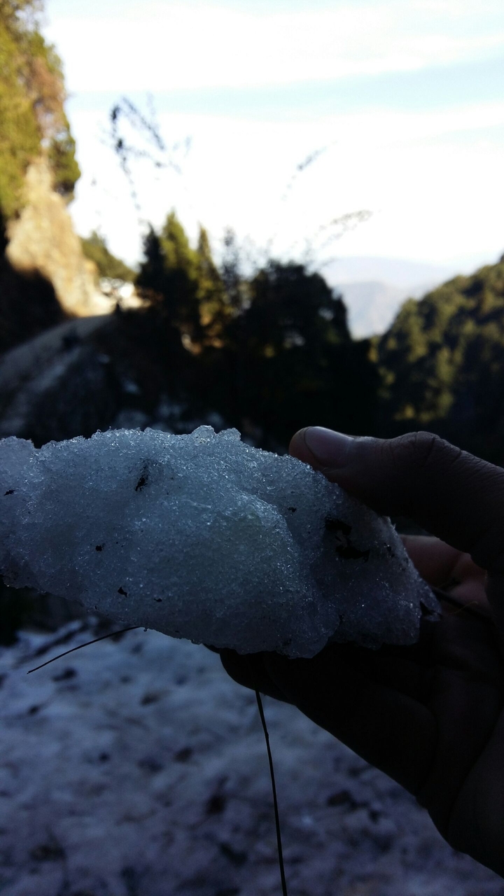 ice in hand