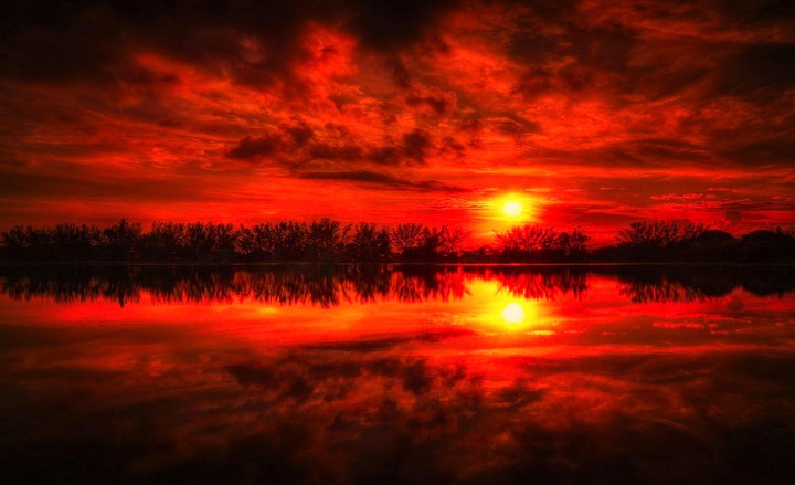 sun set