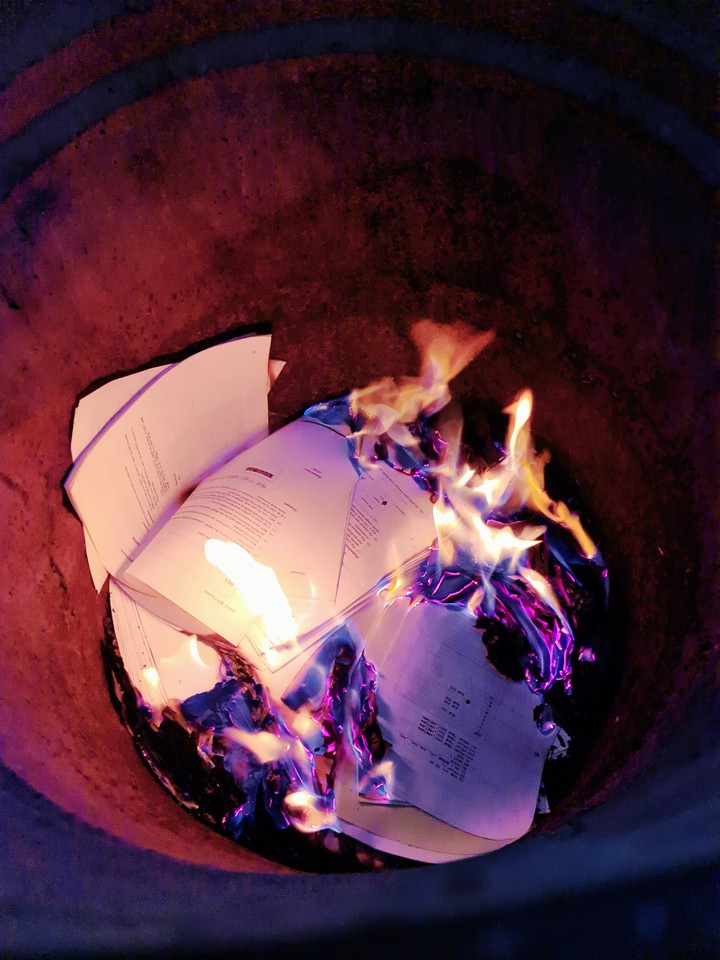 Burning history