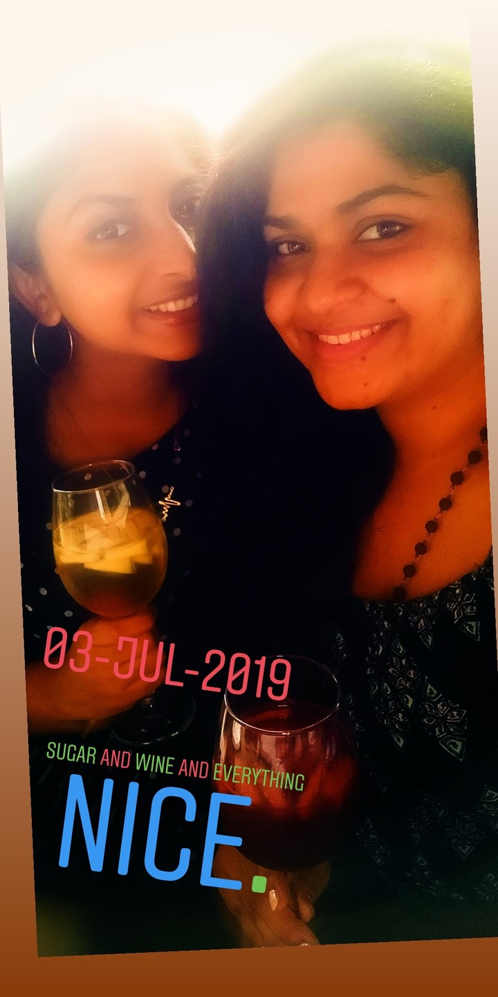 wine and smile