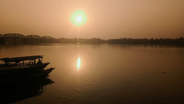 beautiful ganga river.