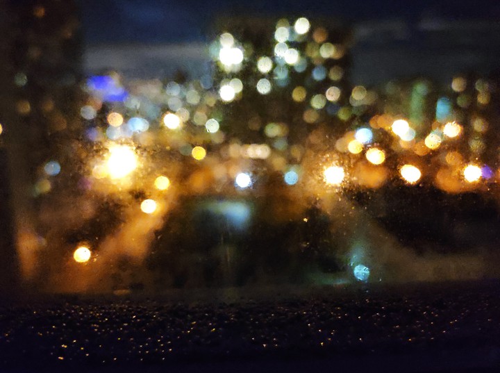 Sweaty window of sleepless people's anthill