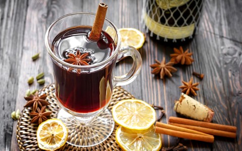 обои cocktail, cinnamon