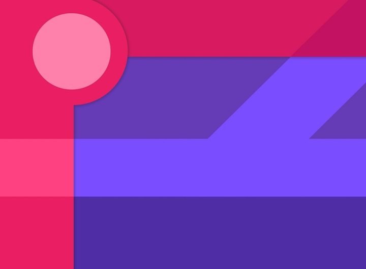 Pink and purple