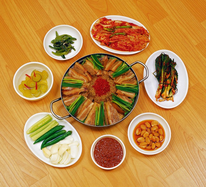한식-밥과 고기