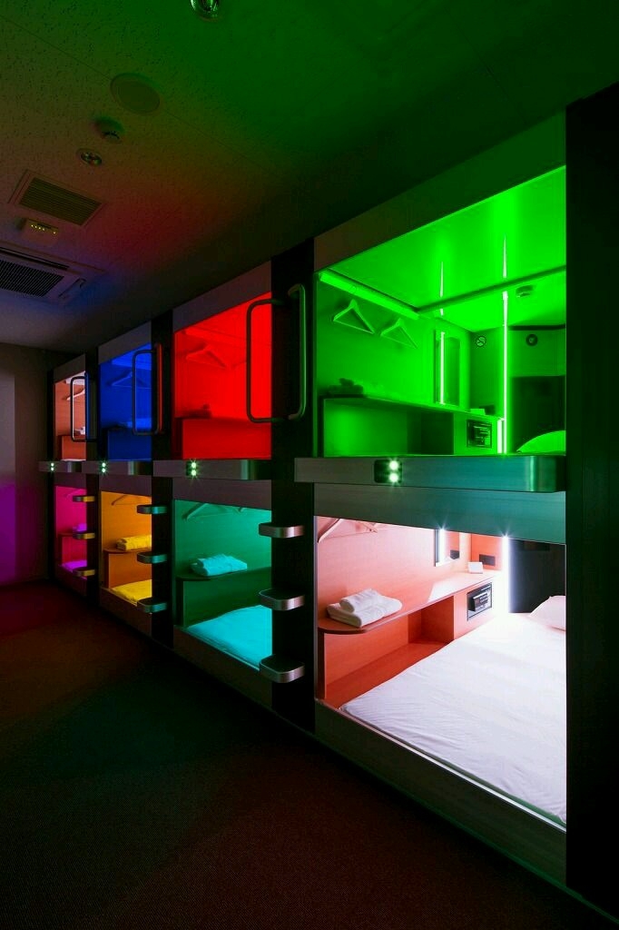 capsule hotels in Japan