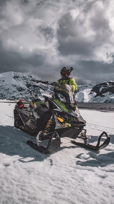 cool snowmobile