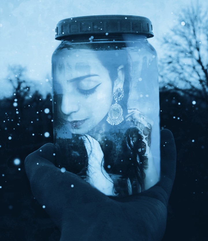 Girl in a jar