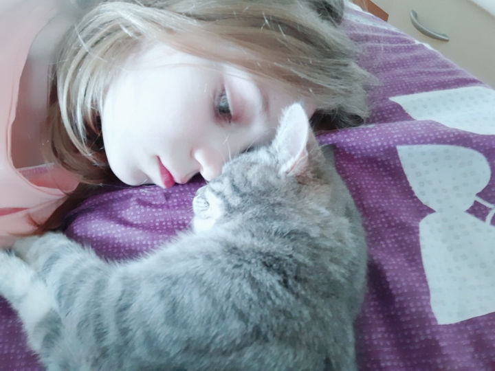 My popular cat is back her name is mica