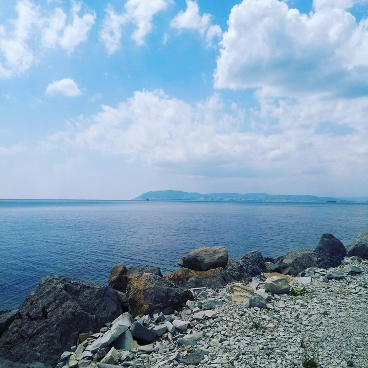 камни, море