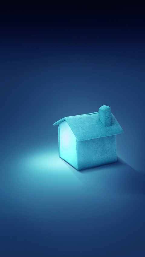 Blue house