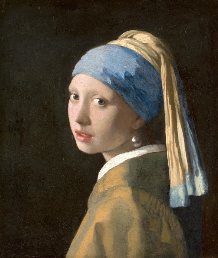 Garota Megapixel com Brinco de Pérola, de Johannes Vermeer.