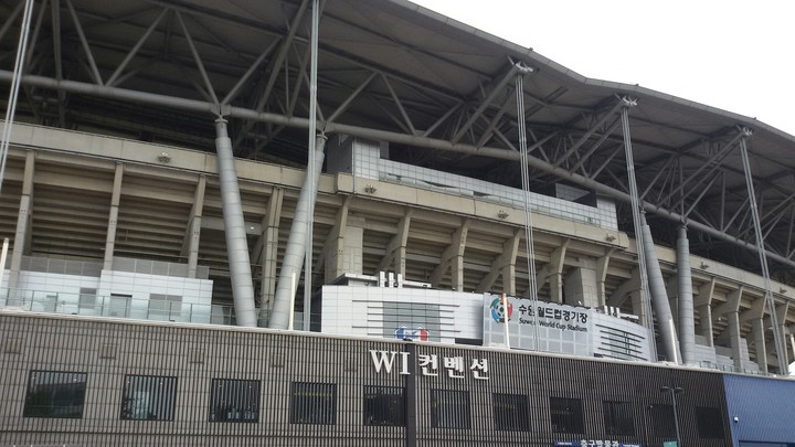 수원월드컵경기장에서