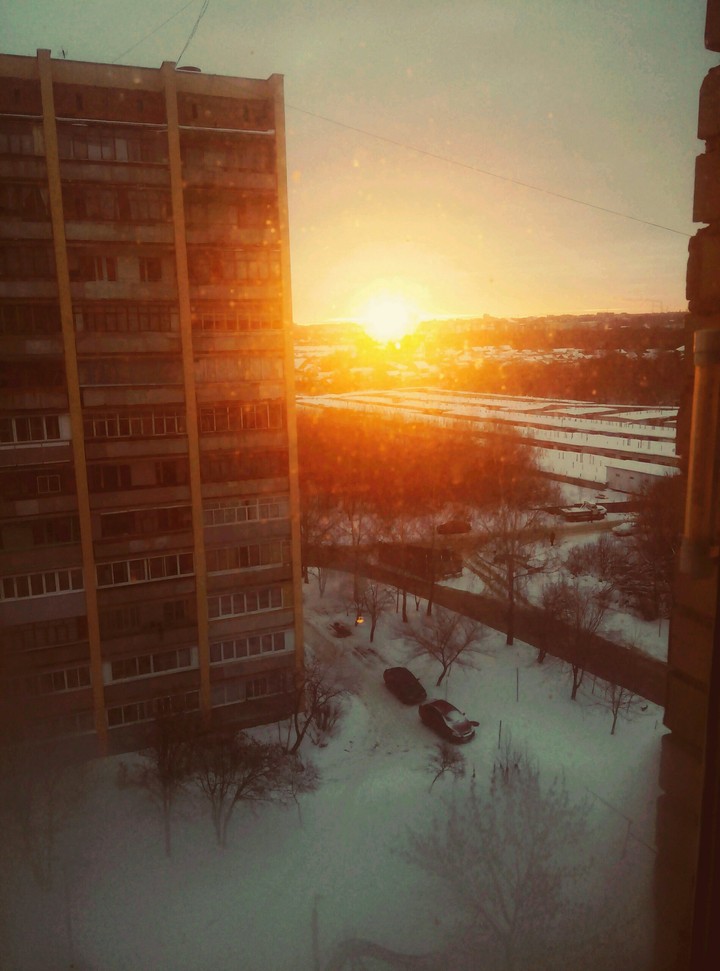 солнце и мороз