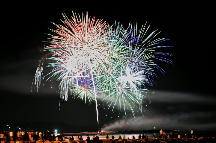 Fuochi d'artificio a Cecina Mare