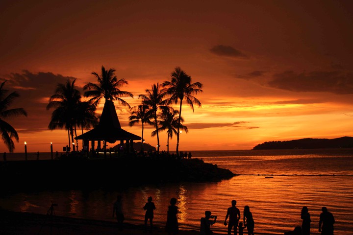 Sunset of Kotakinabalu