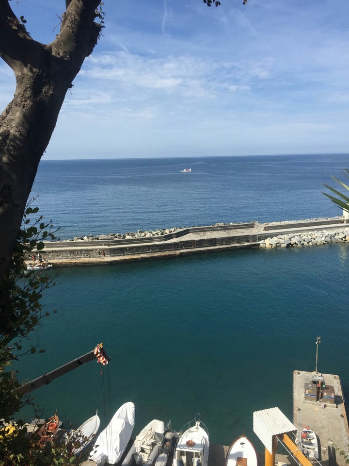 road in the ocean