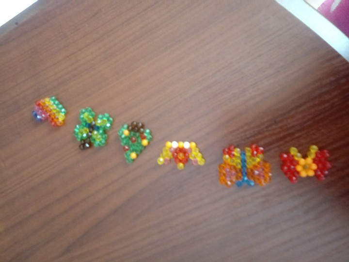 aquabeads serce motyk choinka korona motyl kokarda