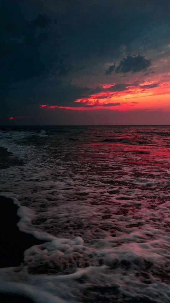 Sunset and beach